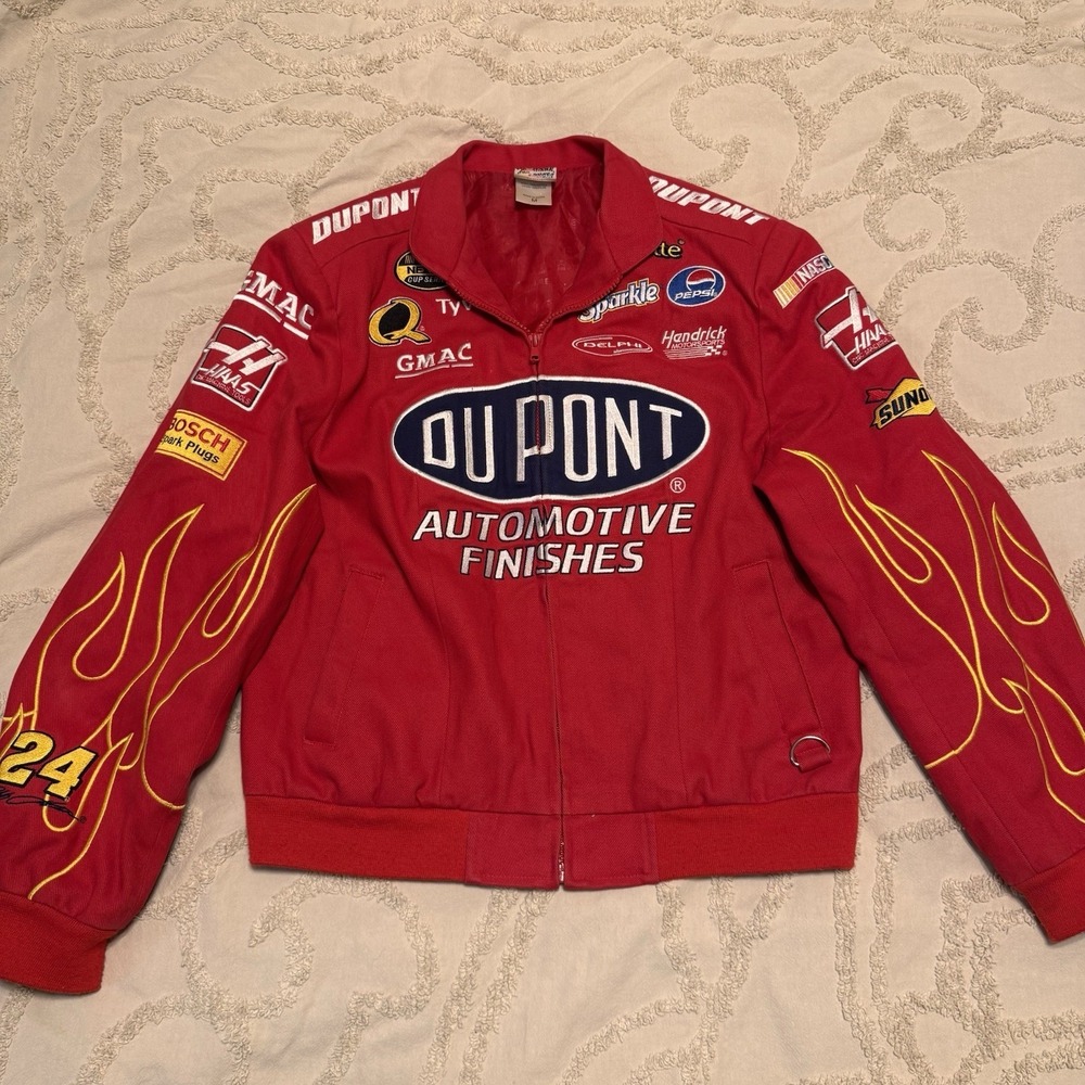 Chase Authentics For Women Jeff Gordon 24 Jacket Dupont Racing NASCAR Size M